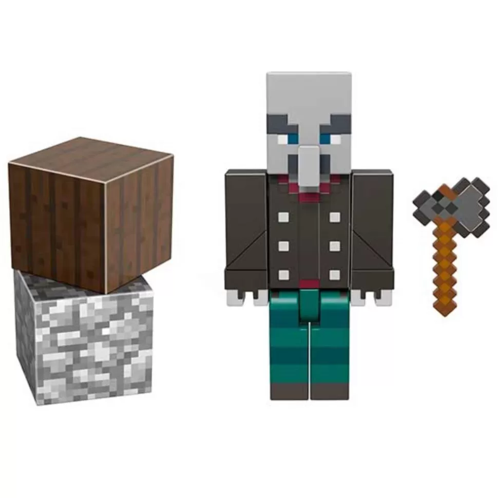 Minecraft Figura Articulada Vindicator 8 Cm* Figuras Y Minimundos