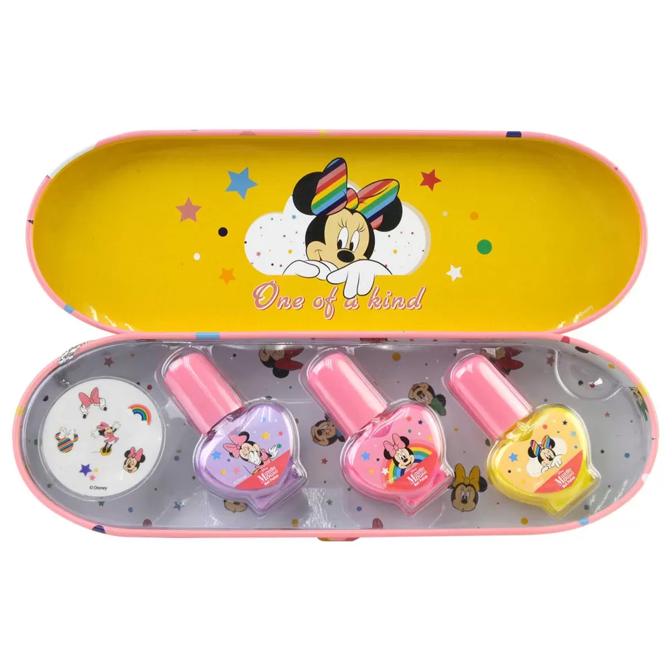 Minnie Mini Estuche Lata Kit De Unas* Juguetes De Imitación Y Hogar