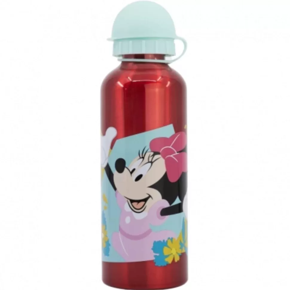 Minnie Vuelta Al Cole^ Botella Aluminio 530 Ml