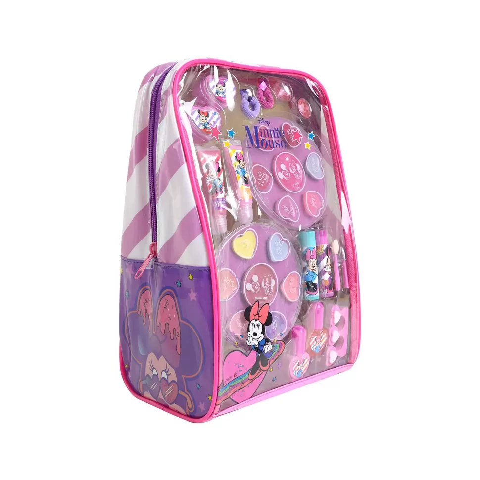 Minnie Juguetes De Imitación Y Hogar^ Mochila Maquillaje Set De Belleza