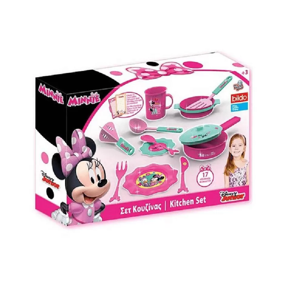 Minnie Juguetes De Imitación Y Hogar^ Mouse Set De Cocinita