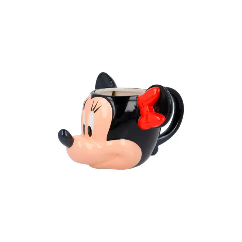 Minnie Mouse Stor Taza De Ceramica Con Forma En 3D De 360 Ml* Vuelta Al Cole
