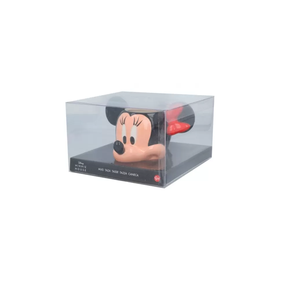 Minnie Mouse Stor Taza De Ceramica Con Forma En 3D De 360 Ml* Vuelta Al Cole