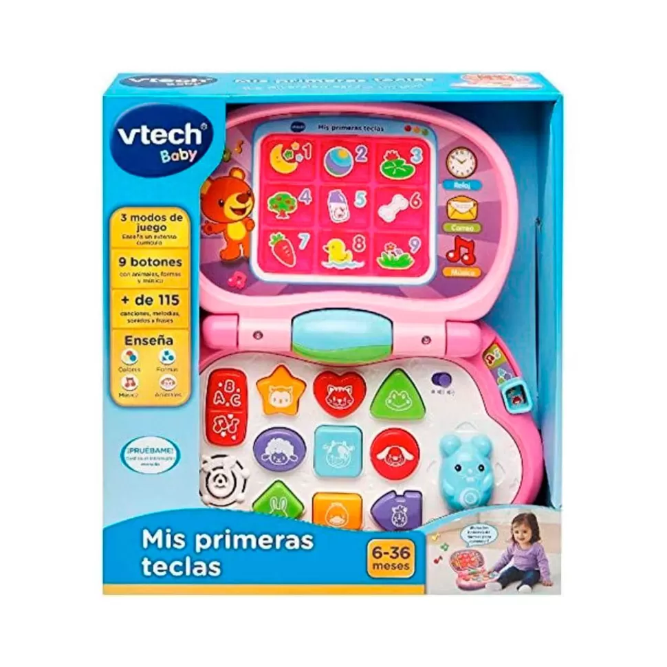 VTech Mis Primeras Teclas Rosa* Primera Infancia