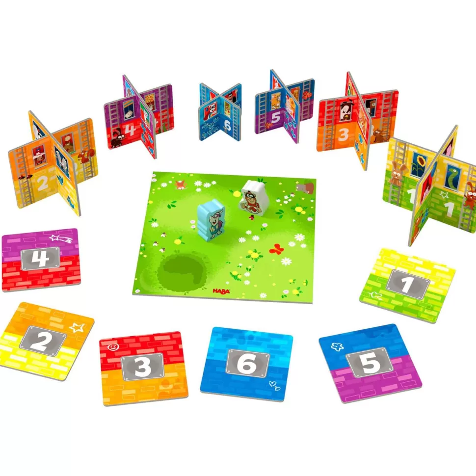 Haba Puzzles Y Educativos^Mis Primeros Juegos Rhino Hero Junior