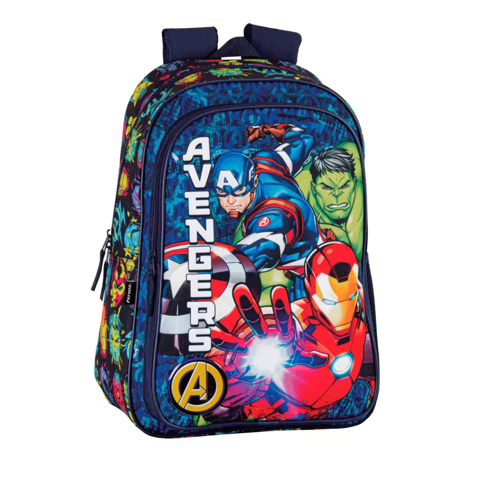 Avengers Vuelta Al Cole^Mochila Adaptable A Carro