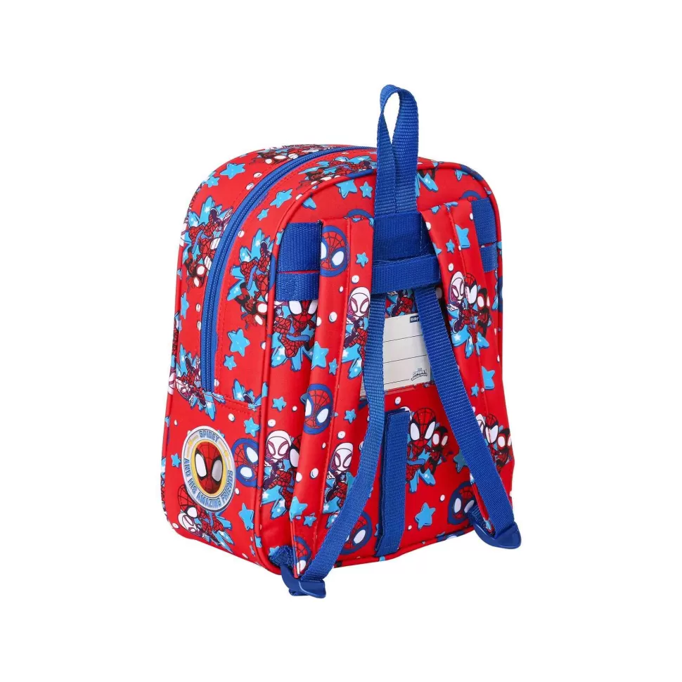 Spiderman Vuelta Al Cole^Mochila De Guarderia Spidey Adaptable A Carro 27 Cm