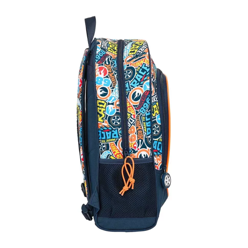 Hot Wheels Vuelta Al Cole^Mochila Adaptable A Carro 42 Cm