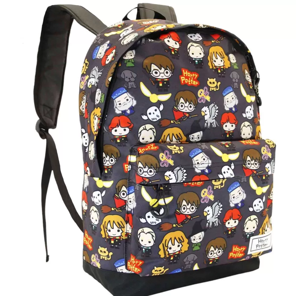 Harry Potter Mochila Hs Fan Charms Adaptable A Carro 41 Cm* Vuelta Al Cole