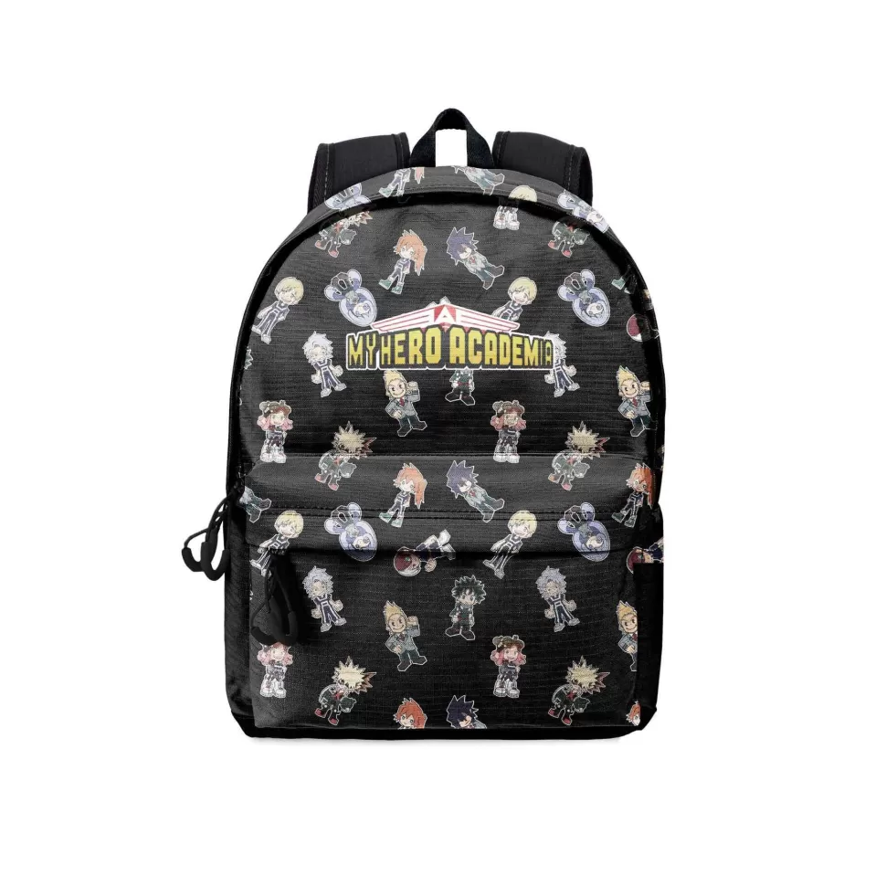 My Hero Academy Vuelta Al Cole^Mochila Negra Eco My Hero Academia Chibi