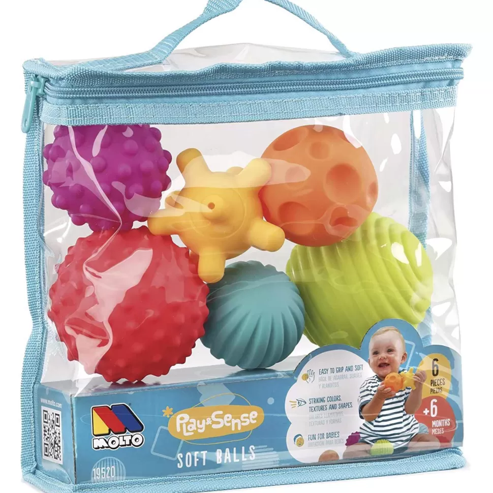 Molto Bolsa Bolas Sensoriales 6 Piezas* Primera Infancia