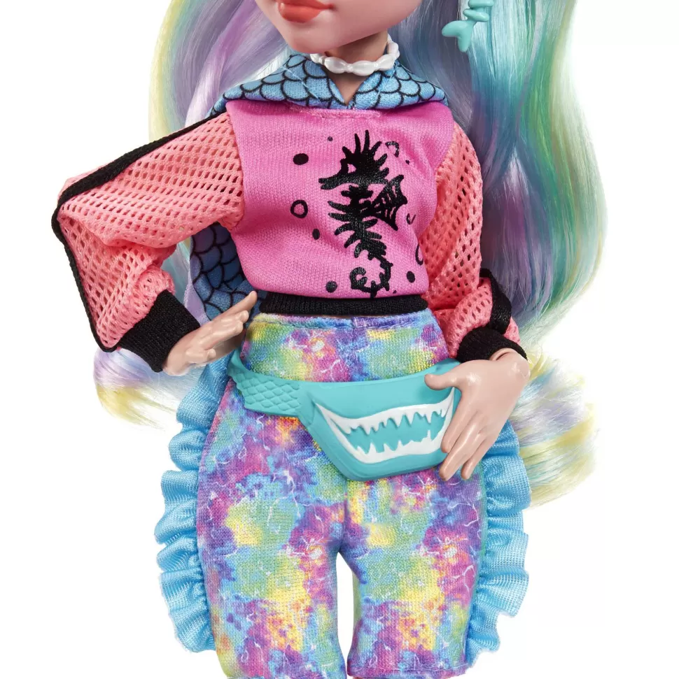 Monster High Muñecas^ Lagoona Blue Muneca Articulada Con Mascota Y Accesorios De Moda