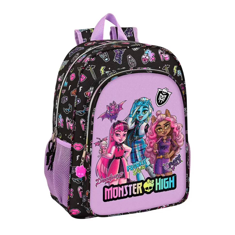 Monster High Mochila 33 Cm Adaptable A Carro* Vuelta Al Cole