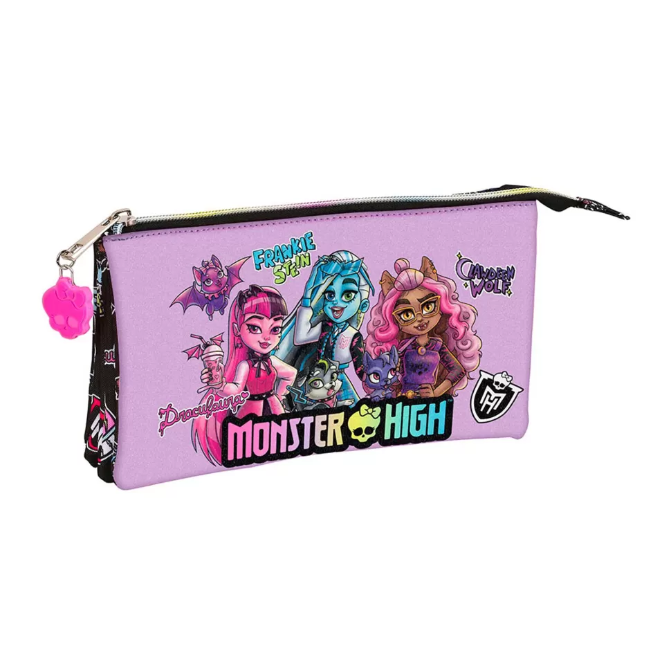 Monster High Vuelta Al Cole^ Portatodo Triple