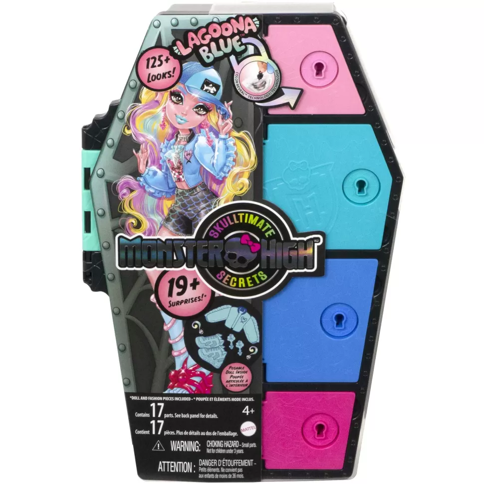 Monster High Skulltimate Secrets Lagoona Blue Muneca Con Armario Con 15 Accesorios Sorpresa De Moda* Muñecas