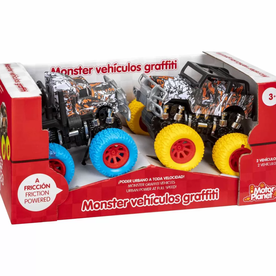 Motor Planet Vehículos Y Radio Control^monster Vehículos Graffiti 2 Vehículos