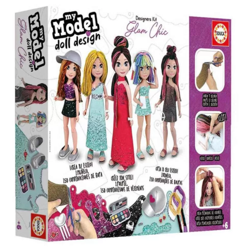 Educa Borras My Model Doll Design Glam* Manualidades