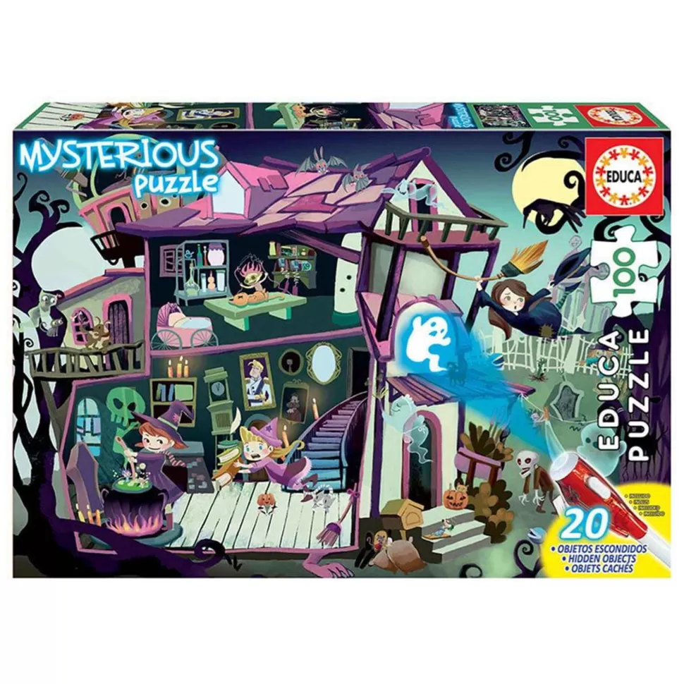 Educa Borras Mysterious Puzzle Junior Casa Encantada 100 Piezas* Puzzles Y Educativos