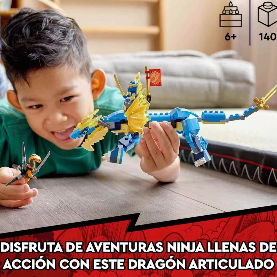 * Juegos De Construcción^ Ninjago 71760 Dragon Del Trueno Evo De Jay