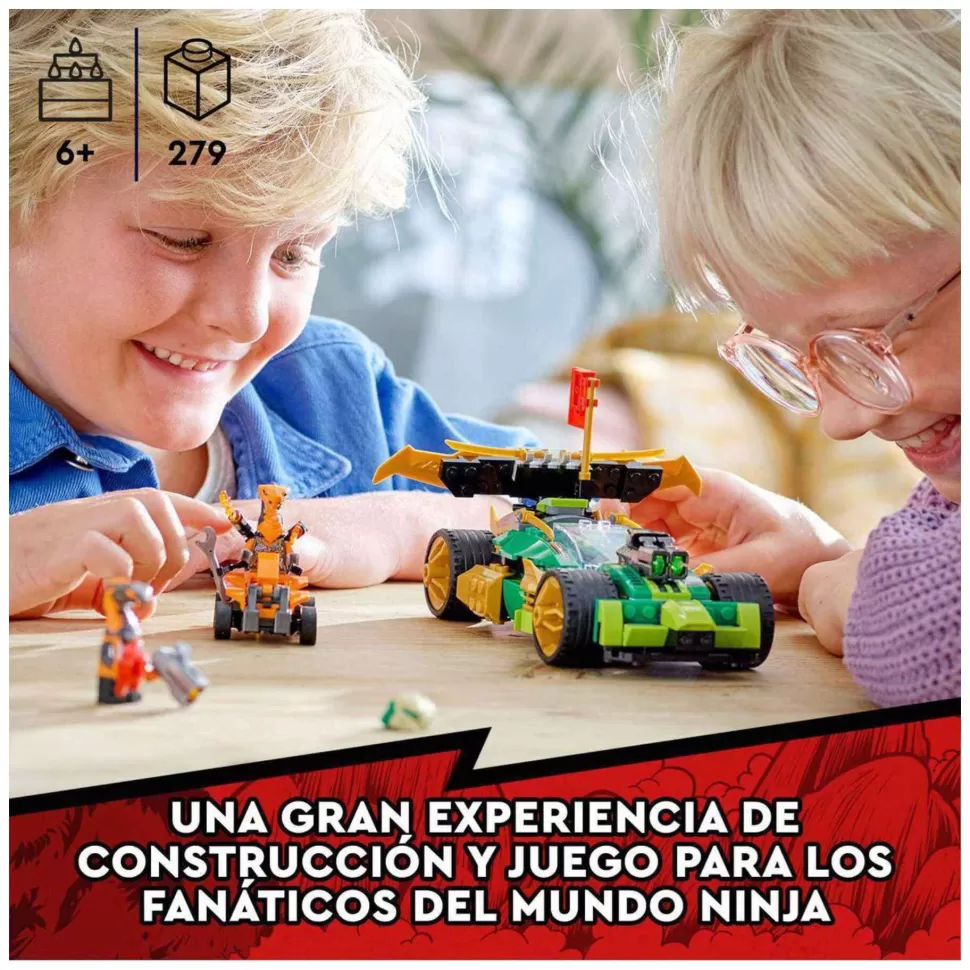 * Ninjago 71763 Deportivo Evo De Lloyd* Juegos De Construcción