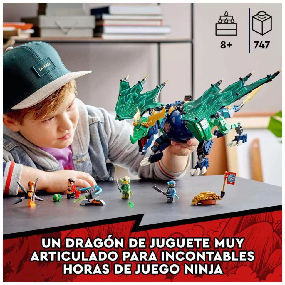 * Ninjago 71766 Dragon Legendario De Lloyd* Juegos De Construcción