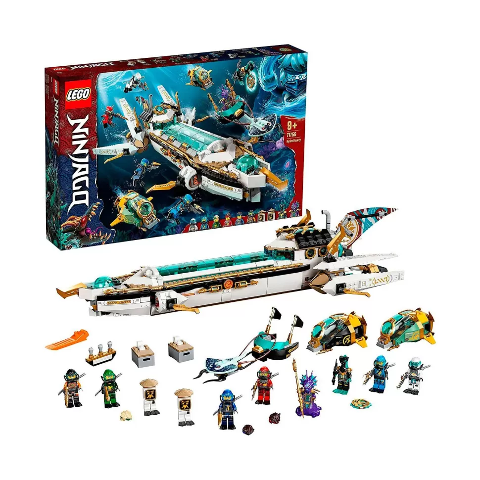 * Ninjago Barco De Asalto Hidro Submarino Con Mini Figuras* Juegos De Construcción