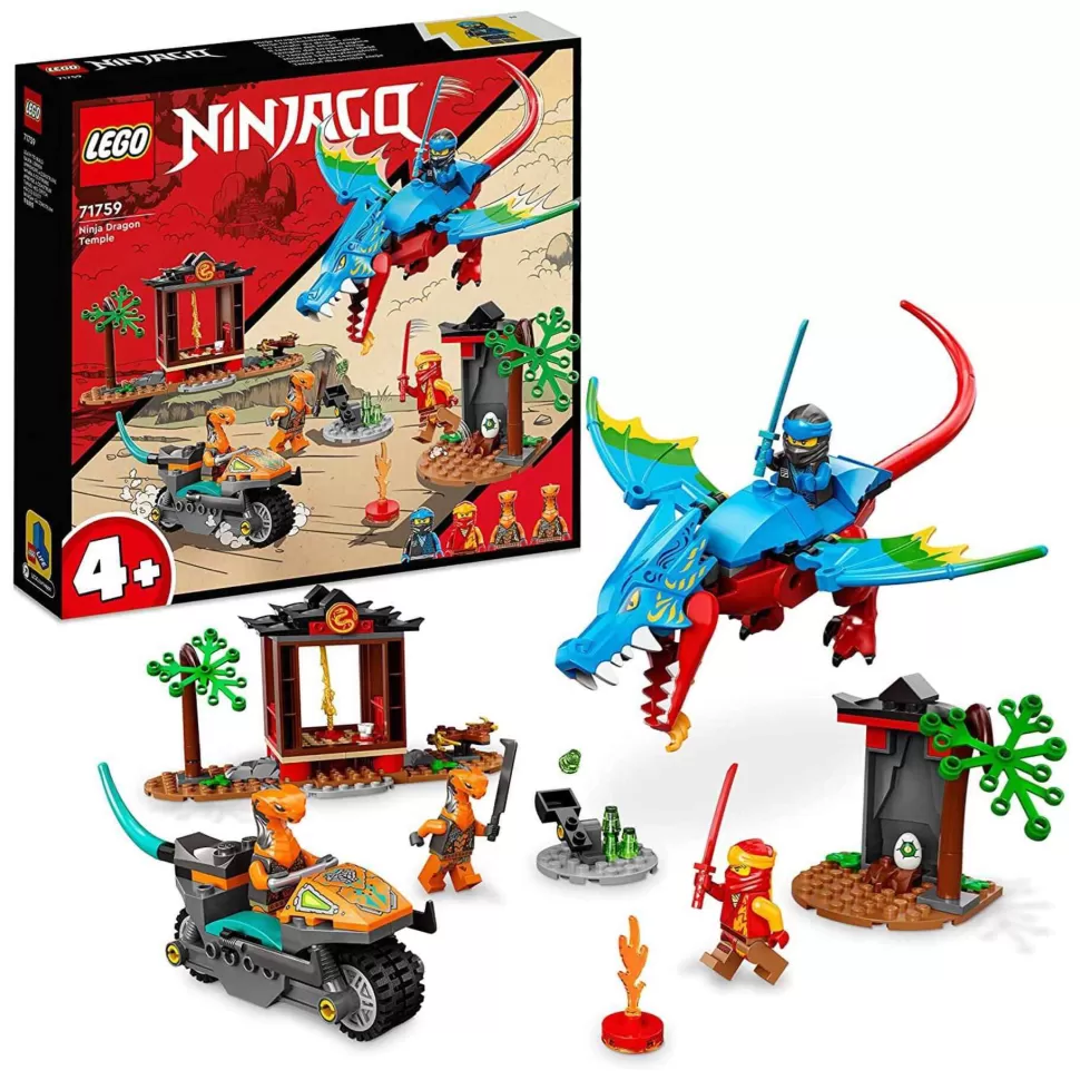 * Ninjago Templo Del Dragon Ninja 71759* Juegos De Construcción