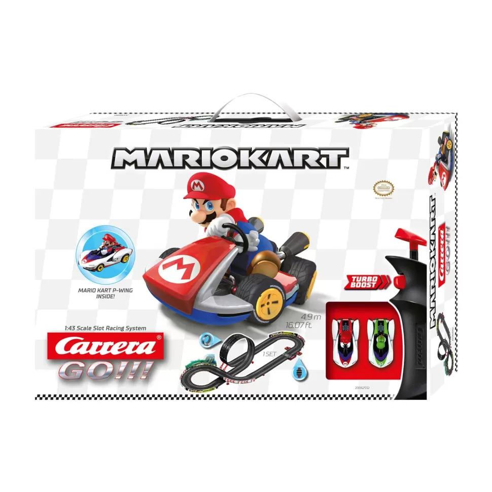 Carrera Nintendo Mario Kart P-Wing Figura Mario Y Yoshi* Vehículos Y Radio Control