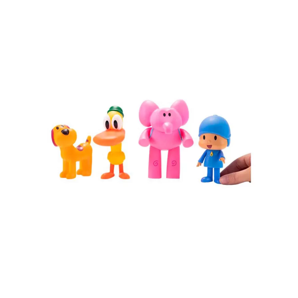 Pocoyo Primera Infancia^Pack 4 Super Figuras Y Sus Amigos