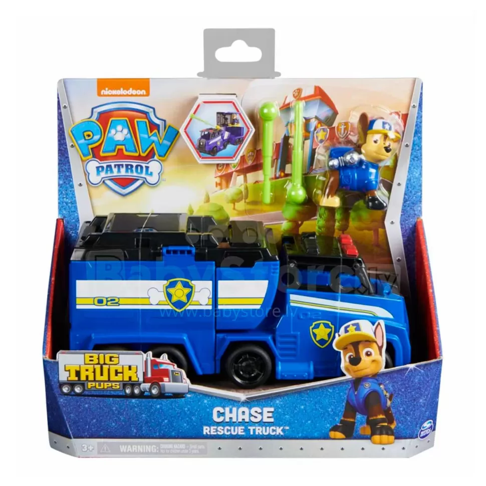 Patrulla Canina Paw Patrol Figuras Y Minimundos^Patrulla Canina Camion Transforma Chase Con Figura