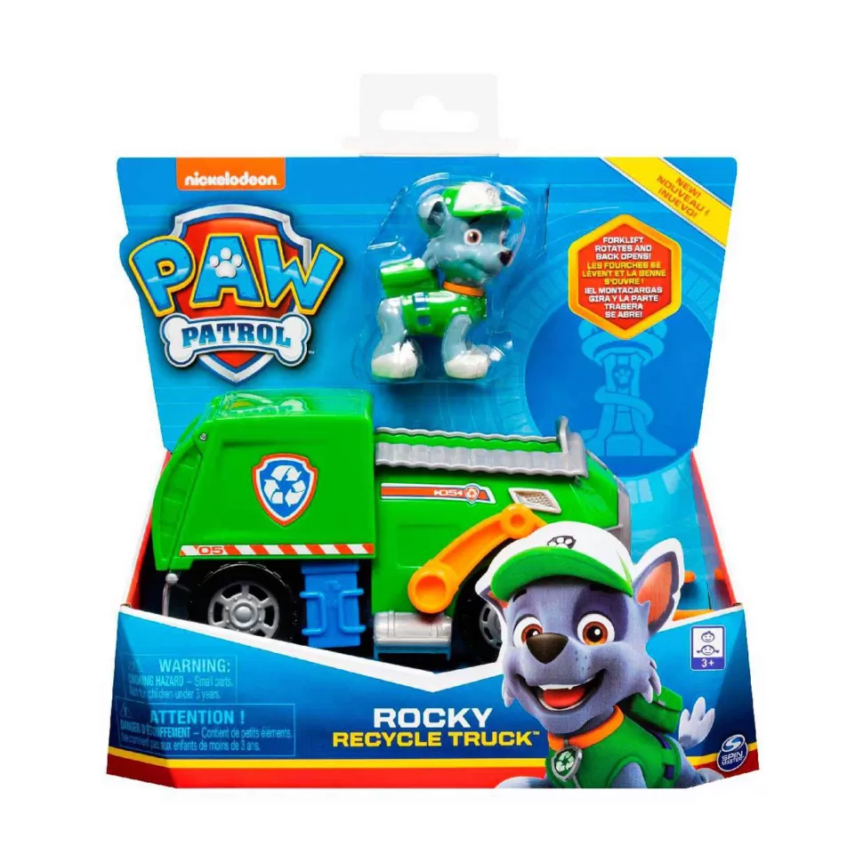 Patrulla Canina Paw Patrol Patrulla Canina Vehiculo Clasico Rocky* Vehículos Y Radio Control