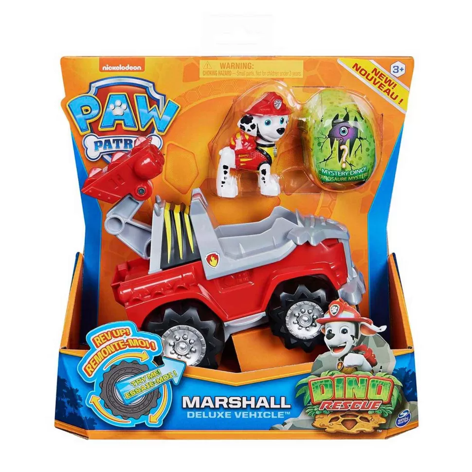 Patrulla Canina Paw Patrol Patrulla Canina Vehiculo Deluxe Dino Rescue Marshall* Vehículos Y Radio Control