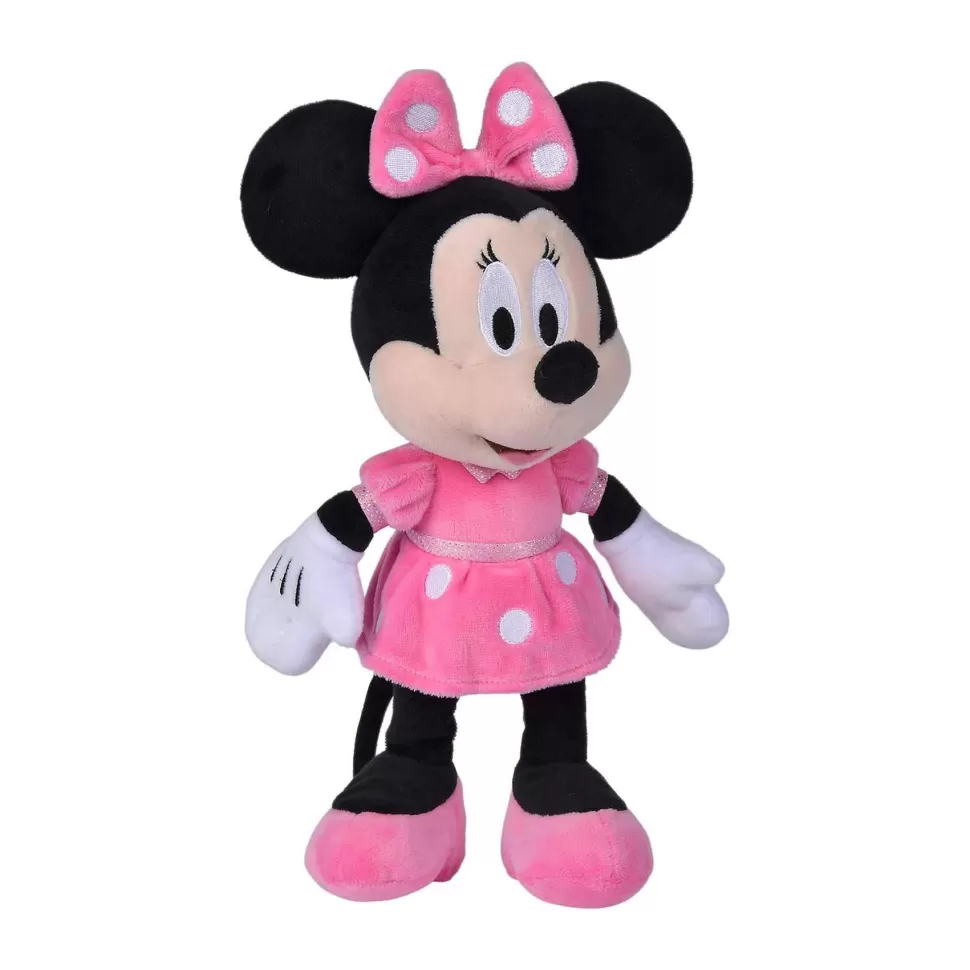 Minnie Peluche Con Vestido Rosa 25 Cm* Peluches