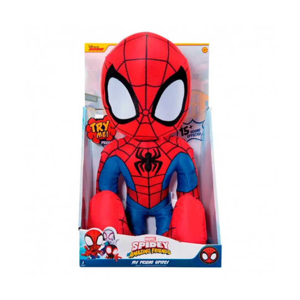 Spiderman Peluches^Peluche Spidey Con Sonidos 40 Cm