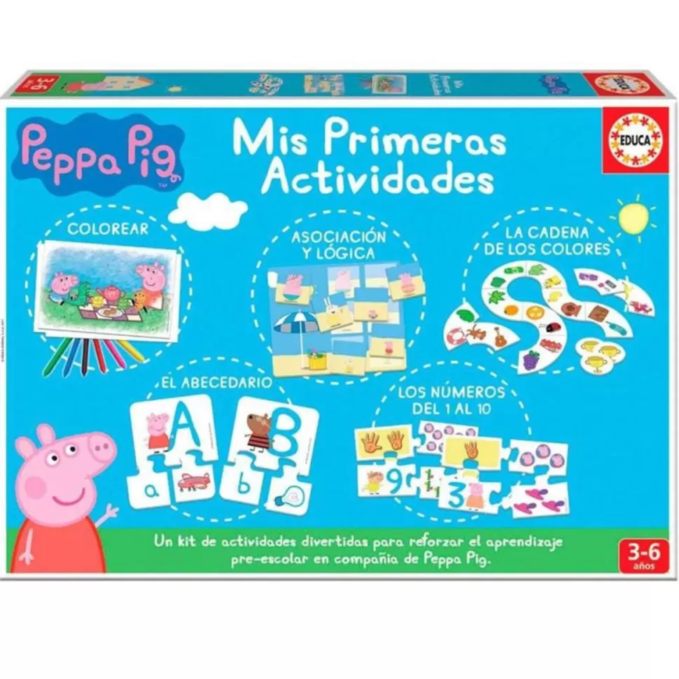 Educa Borras Puzzles Y Educativos^Peppa Pig Mis Primeras Actividades