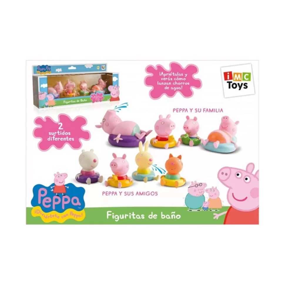 Peppa Pig Primera Infancia^ Pack 4 Figuritas | Juguetes Para El Bano