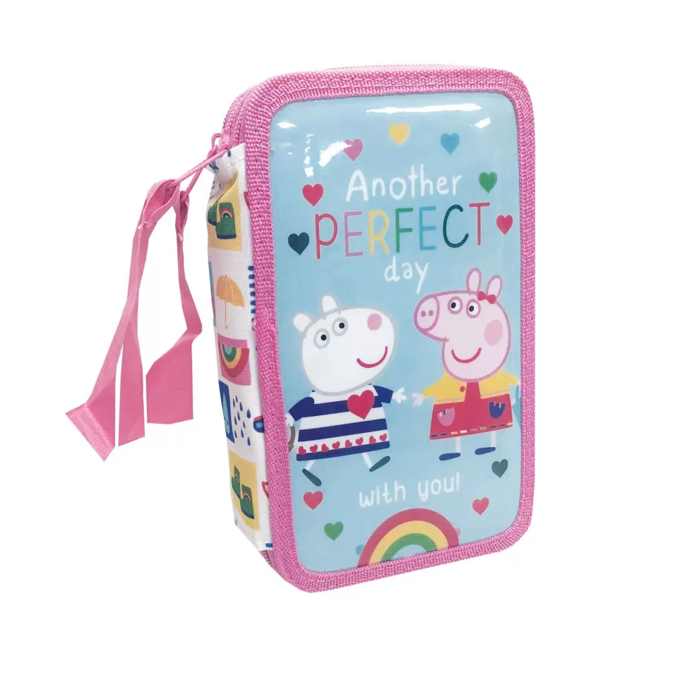 Peppa Pig Plumier Triple* Vuelta Al Cole