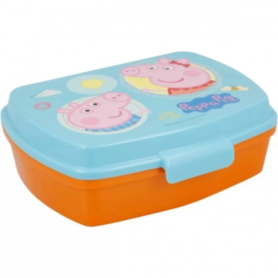 Peppa Pig Sandwichera Rectangular* Vuelta Al Cole