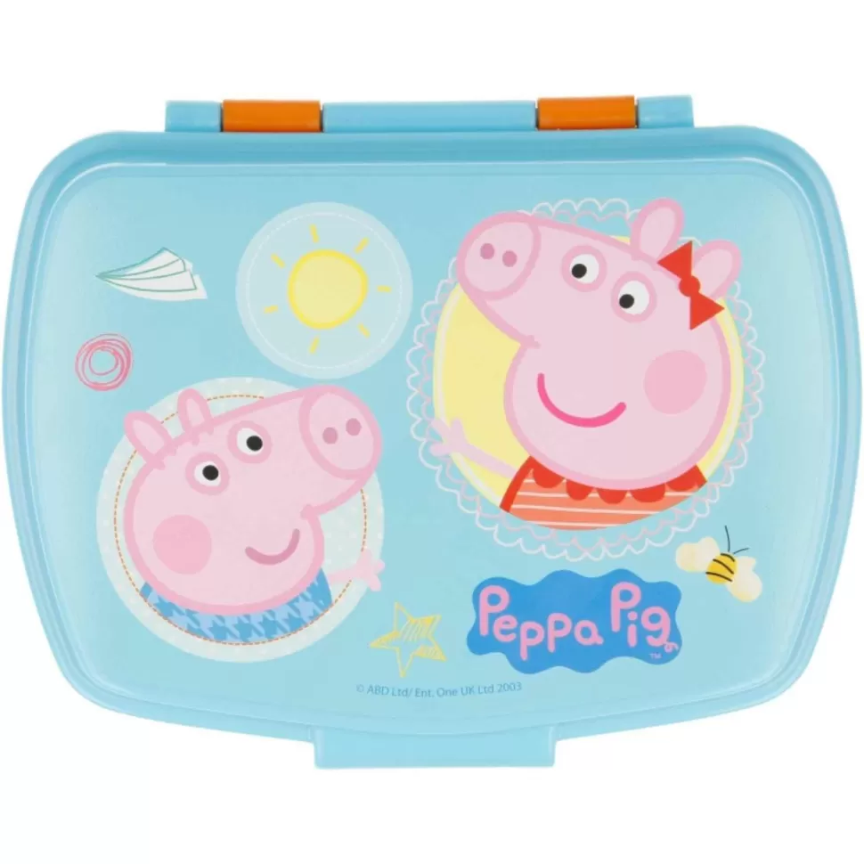 Peppa Pig Sandwichera Rectangular* Vuelta Al Cole