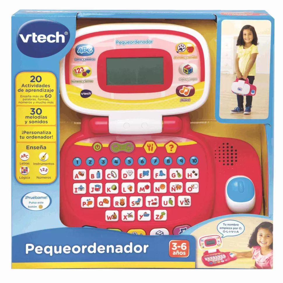 VTech Juguetes Electrónicos^Pequeordenador Rosa