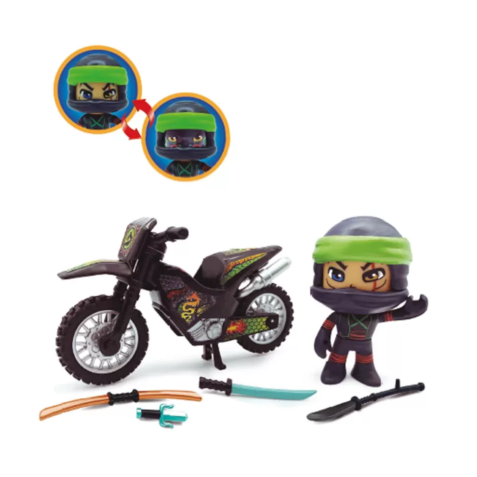 Pinypon Action Ninja Con Moto* Figuras Y Minimundos