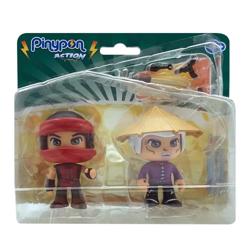 Pinypon Action Figuras Y Minimundos^ Ninja Figuras De Sensei & Kohai