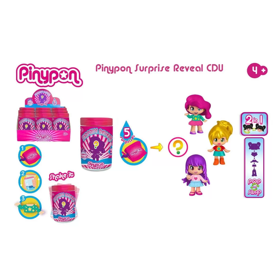 PinyPon Surprise Reveal* Figuras Y Minimundos