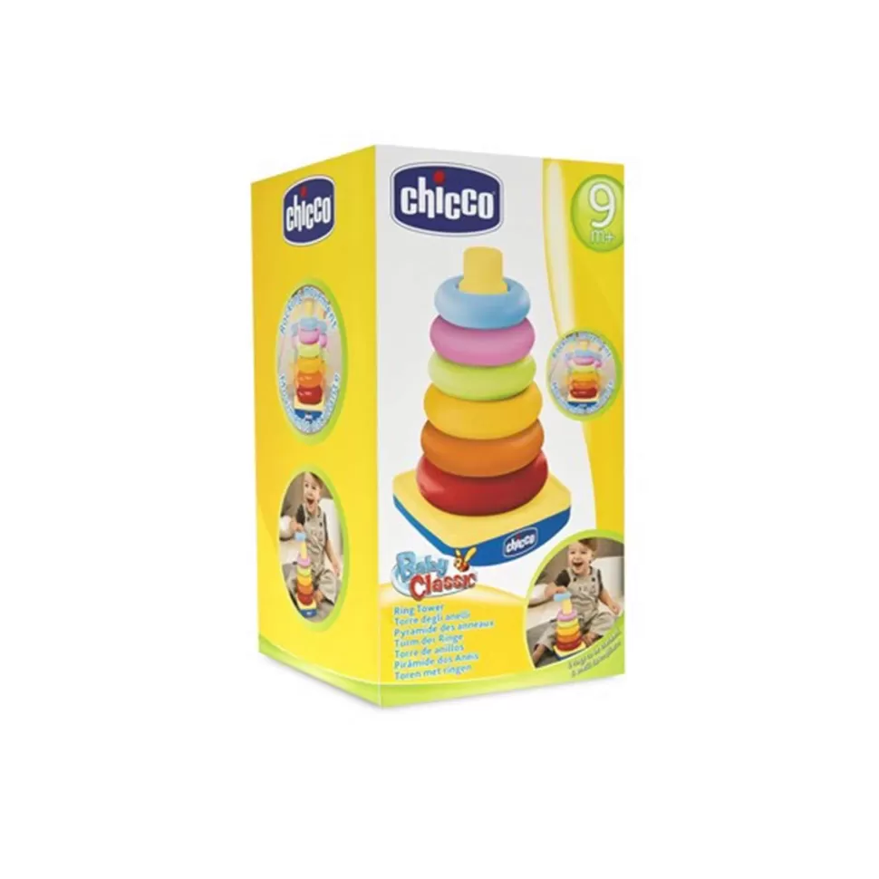 Chicco Piramide Dondolotto Basico Apilables | Juguete Infantil* Primera Infancia