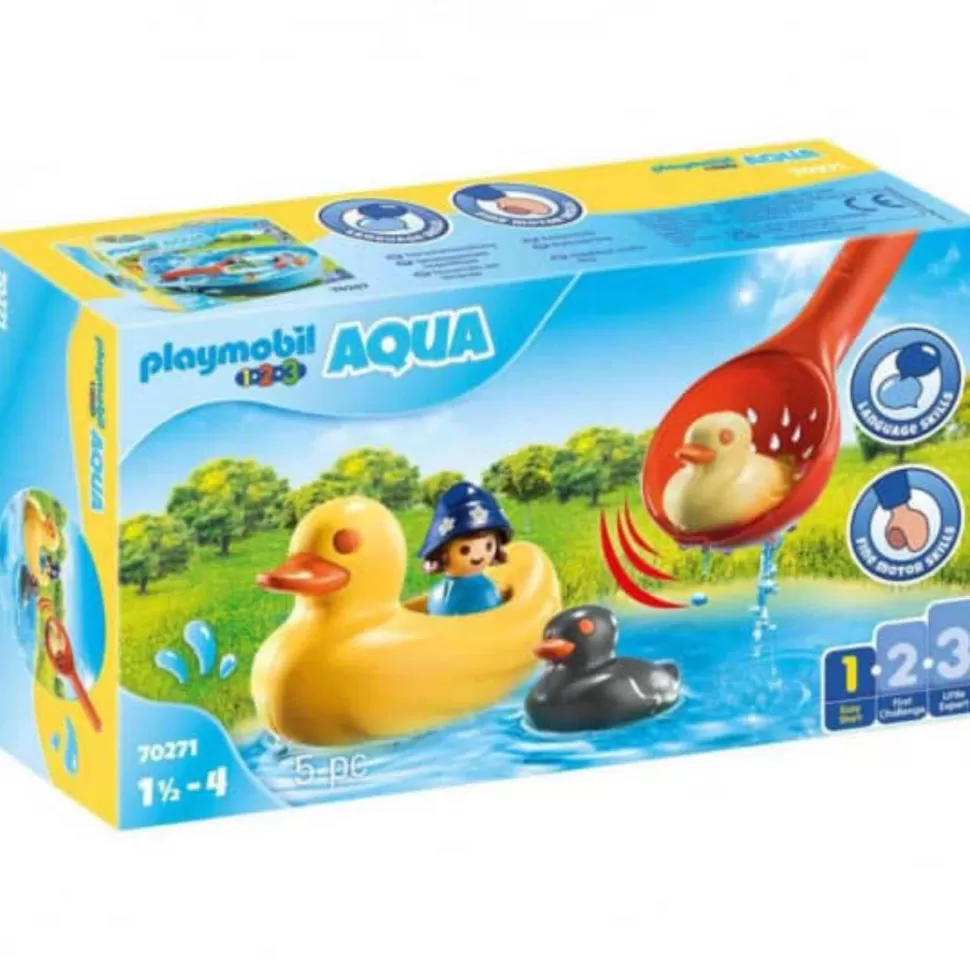 Playmobil Juegos De Construcción^ 123 Aqua Familia De Patos 70271