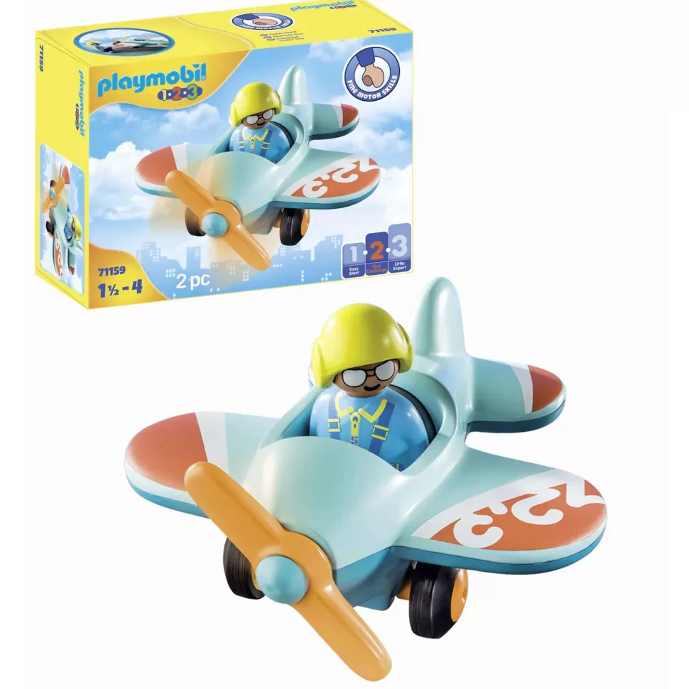 Playmobil 1.2.3 Avion* Juegos De Construcción