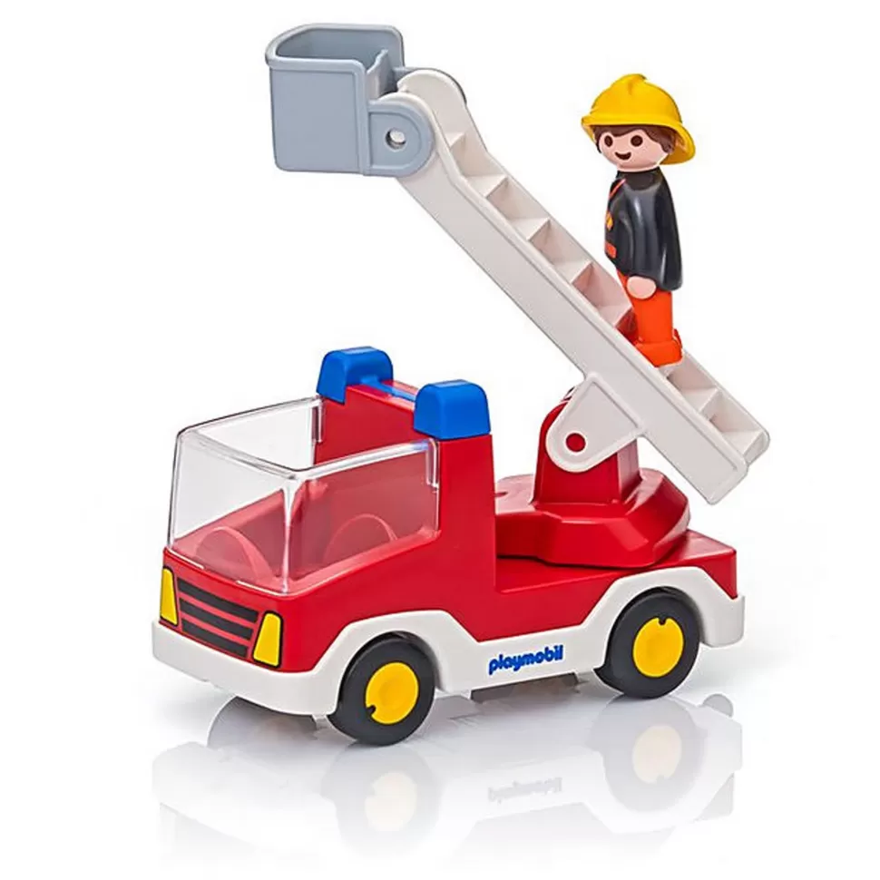 Playmobil 1.2.3 Camion De Bombero 6967* Juegos De Construcción