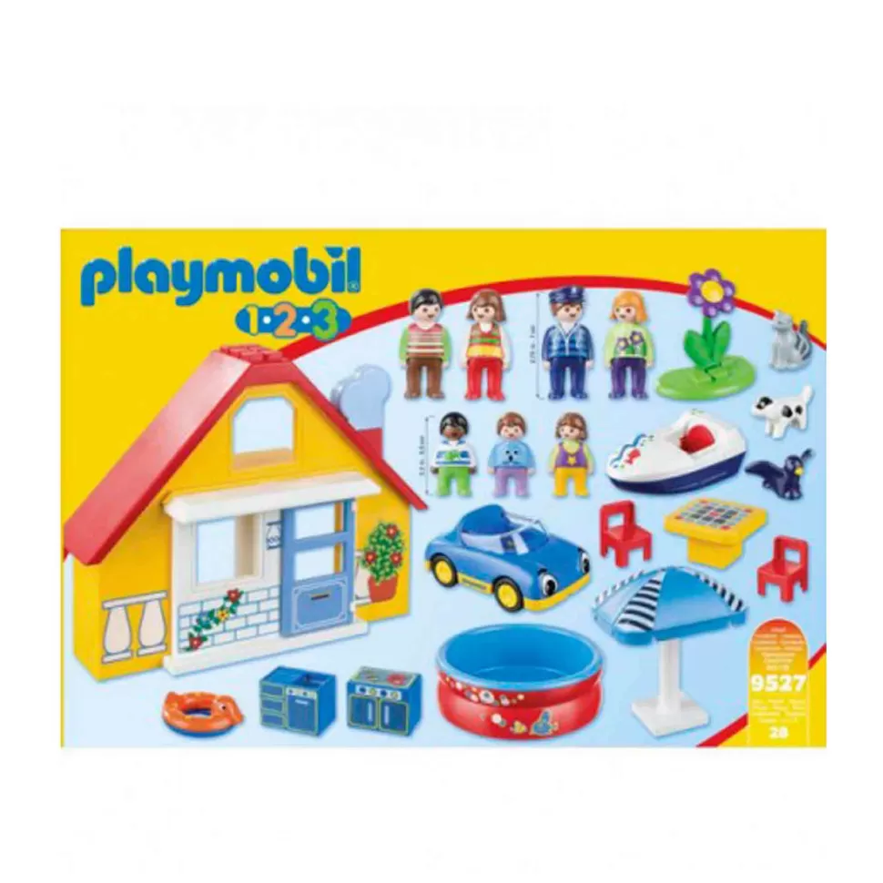 Playmobil Juegos De Construcción^ 1.2.3 Casa De Vacaciones