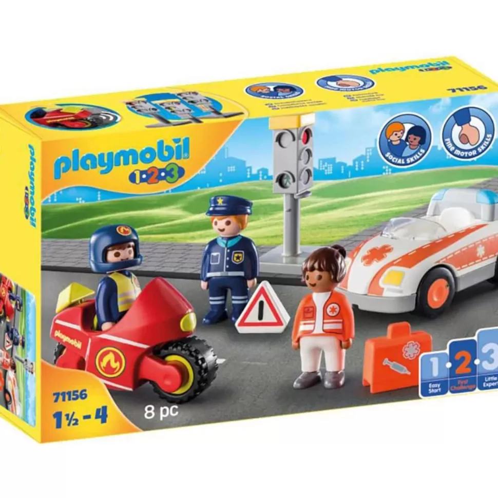 Playmobil Juegos De Construcción^ 123 Heroes Del Dia A Dia