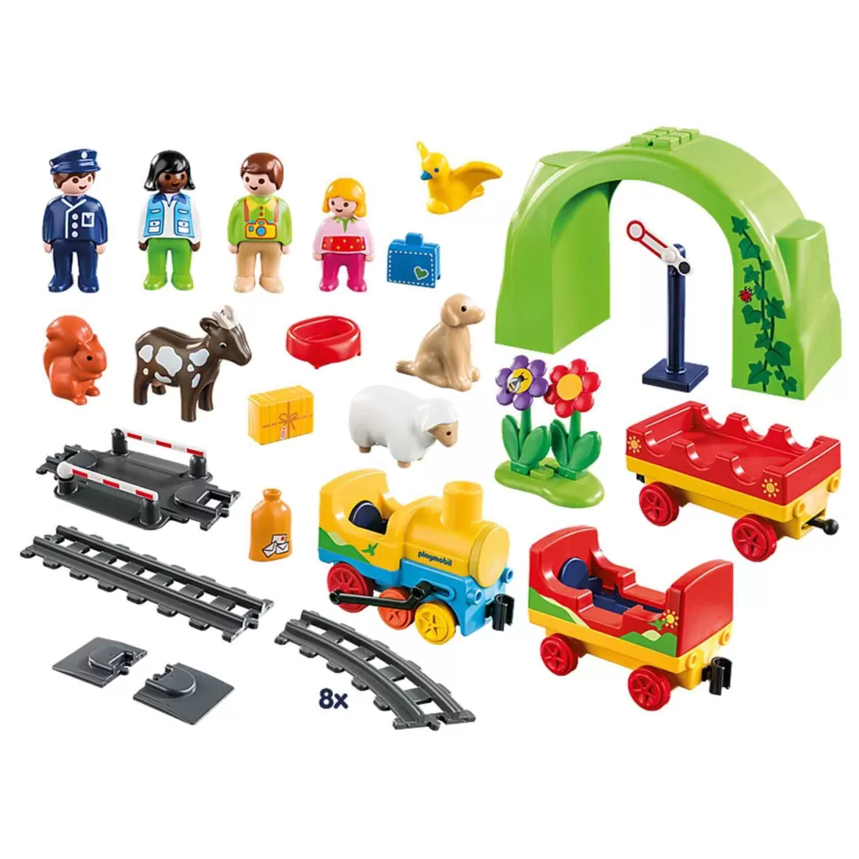 Playmobil 1.2.3 Mi Primer Tren 70179* Juegos De Construcción